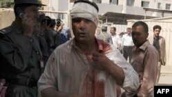 An Afghan man injured in the Indian Embassy bombing in Kabul