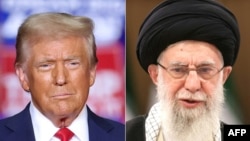 U.S. President Donald Trump (L) and Iranian Supreme Leader Ayatollah Ali Khamenei (R). (file photo)